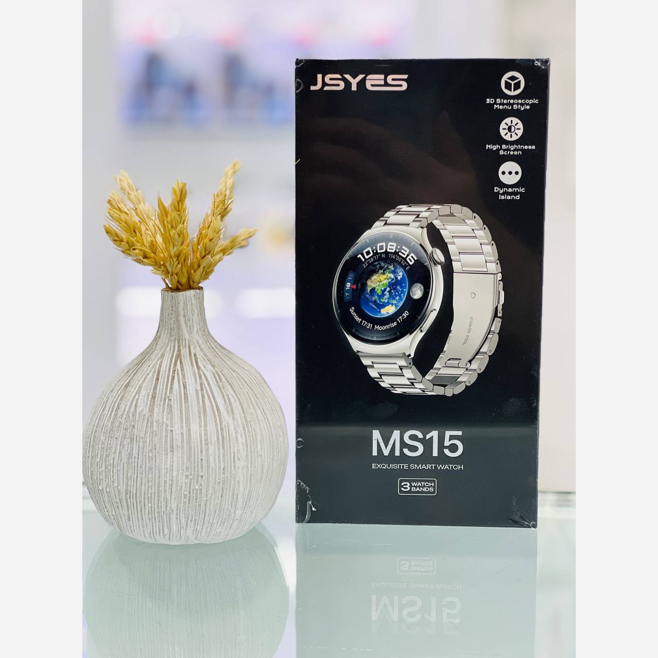 ساعت هوشمند صفحه گرد JSYES مدل MS15 - فول امکانات