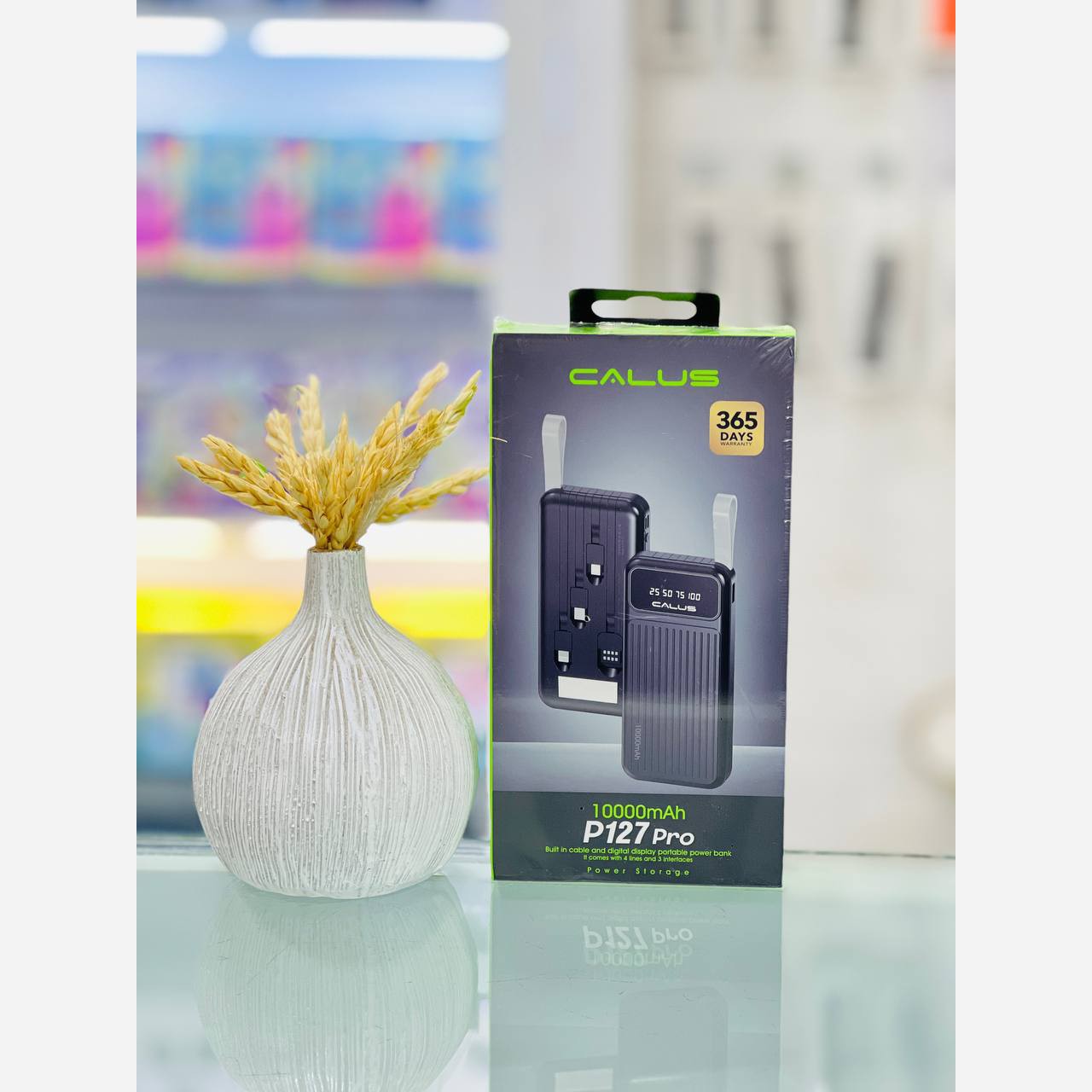 پاوربانک کالوس مدل P-127 Pro ظرفیت 10 هزار میلیآمپر بر ساعت Calus P-127 Pro