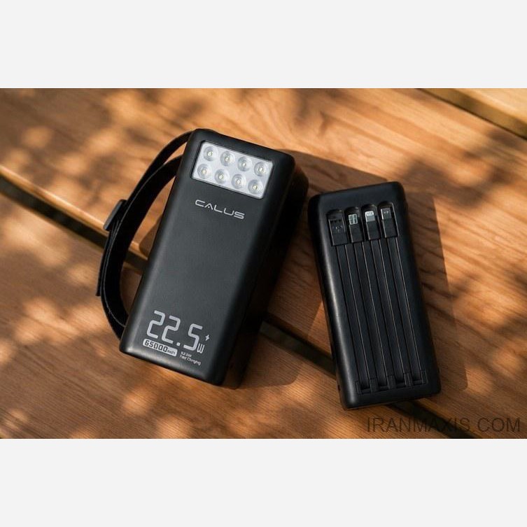پاوربانک 22.5 وات کالوس مدل Fast-E65 ظرفیت 65000 میلیآمپرساعت