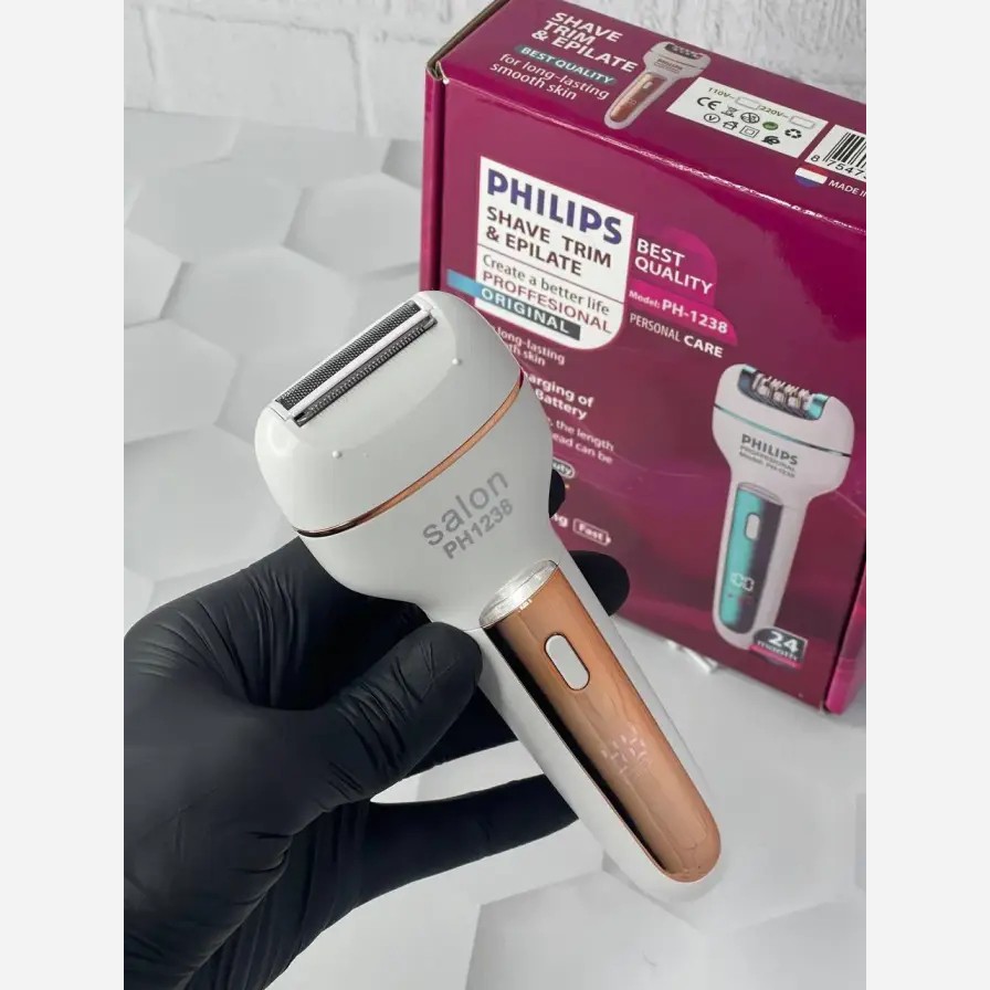 اپیلاتور سه کاره بانوان فیلیپس مدل PH-1238 درجه یک و با کیفیت