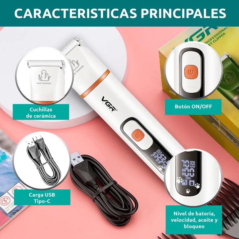 ماشین اصلاح حیوانات خانگی برند VGR مدل V-204