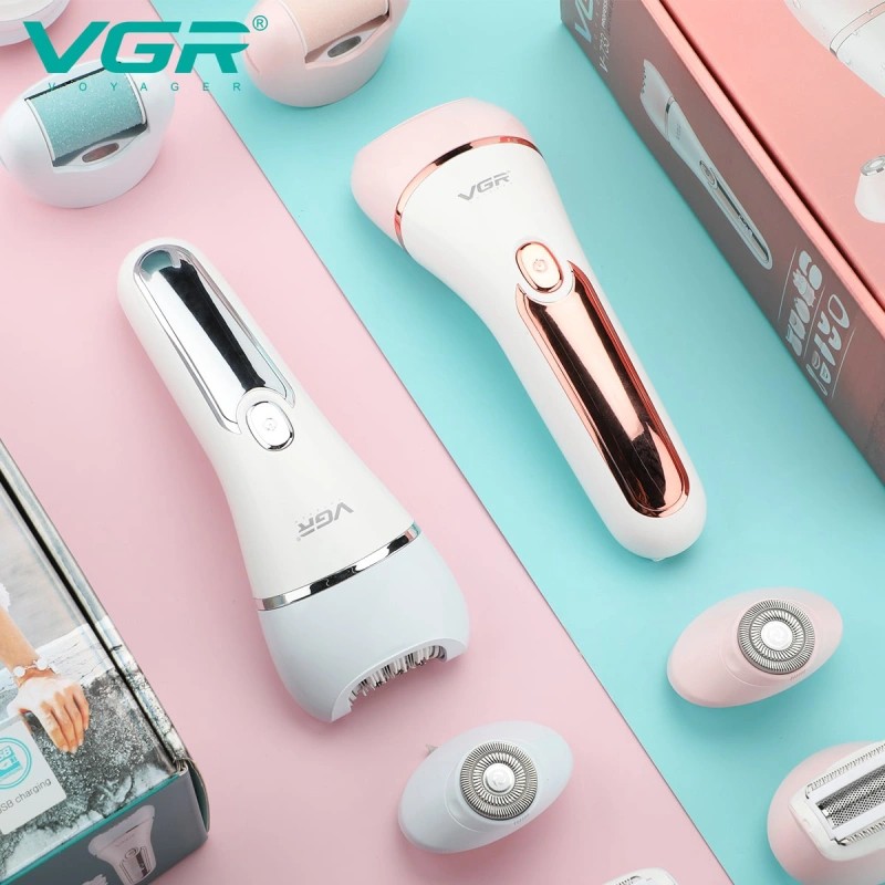 اپیلاتور شش کاره وی جی آر مدل V-733 با کیفیت درجه یک و