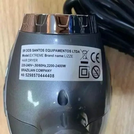 سشوار حرفه ای لیز 2400 وات مدل Extreme Lizze Extreme 2400 Watts Hair Dryer اصلی و اورجینال و با کیفیت