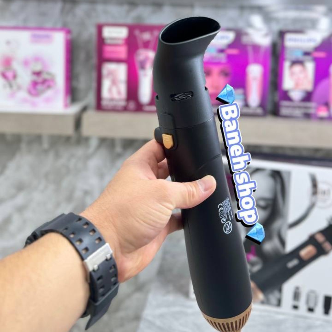 سشوار چرخشی مارک DSP چهار کاره 50063A اصلی و اورجینال دارای چهار کله چرخشی قابلیت استفاده برای مو های کوتاه