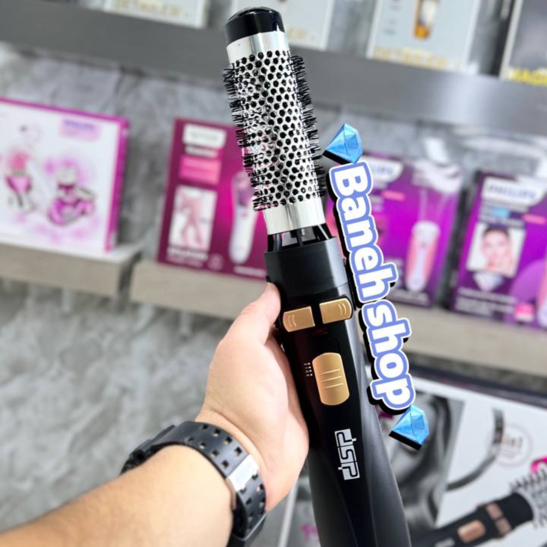 سشوار چرخشی مارک DSP چهار کاره 50063A اصلی و اورجینال دارای چهار کله چرخشی بسیار با کیفیت