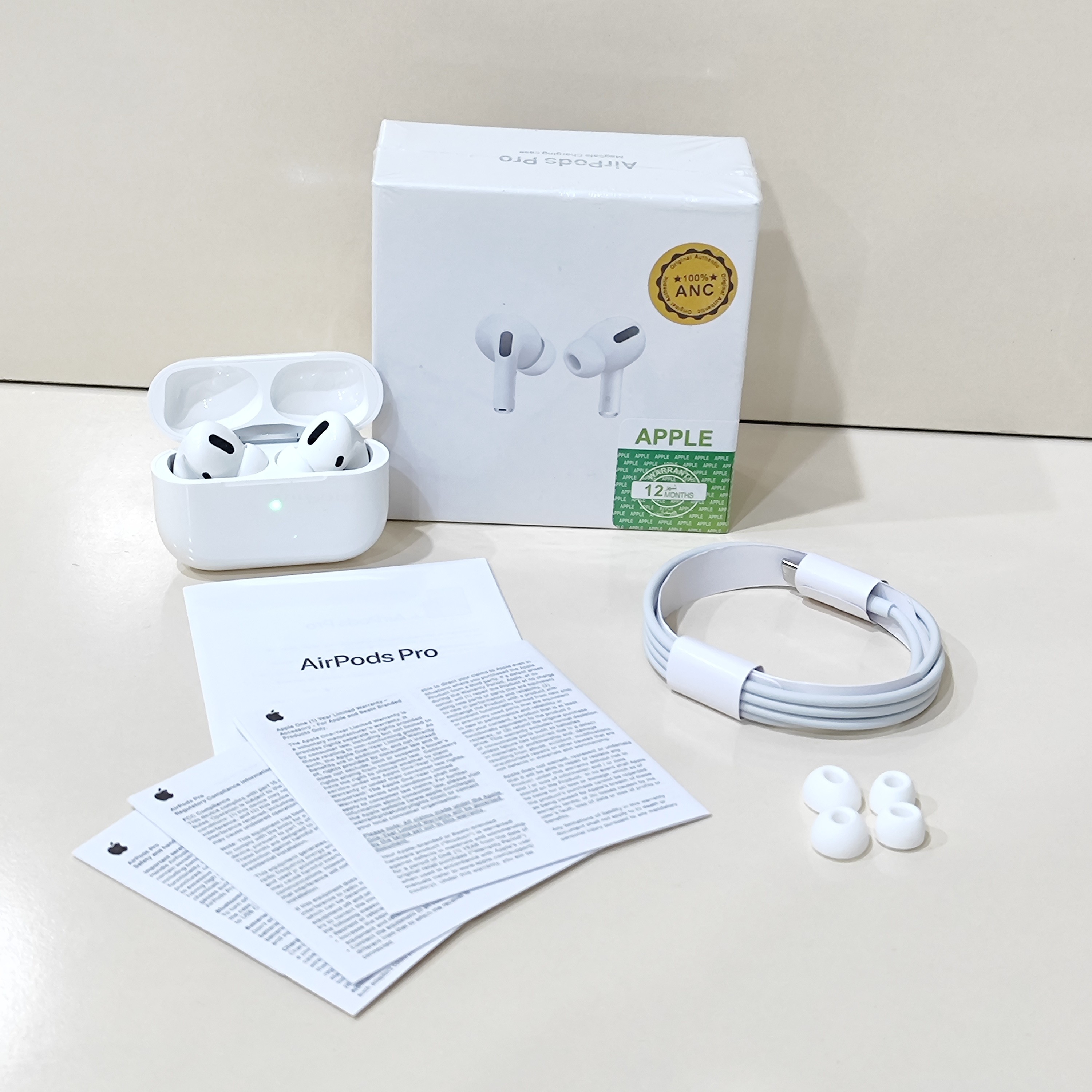 ایرپاد پرو اپل (اورجینال) Airpods pro 12 ماهه سبز اماراتی