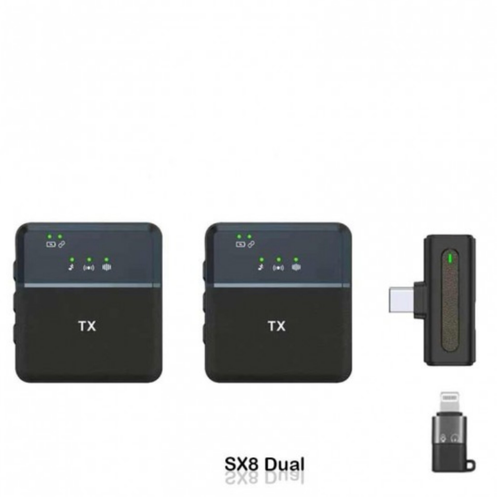 میکروفون یقه ای مدل SX8 دو میکروفون