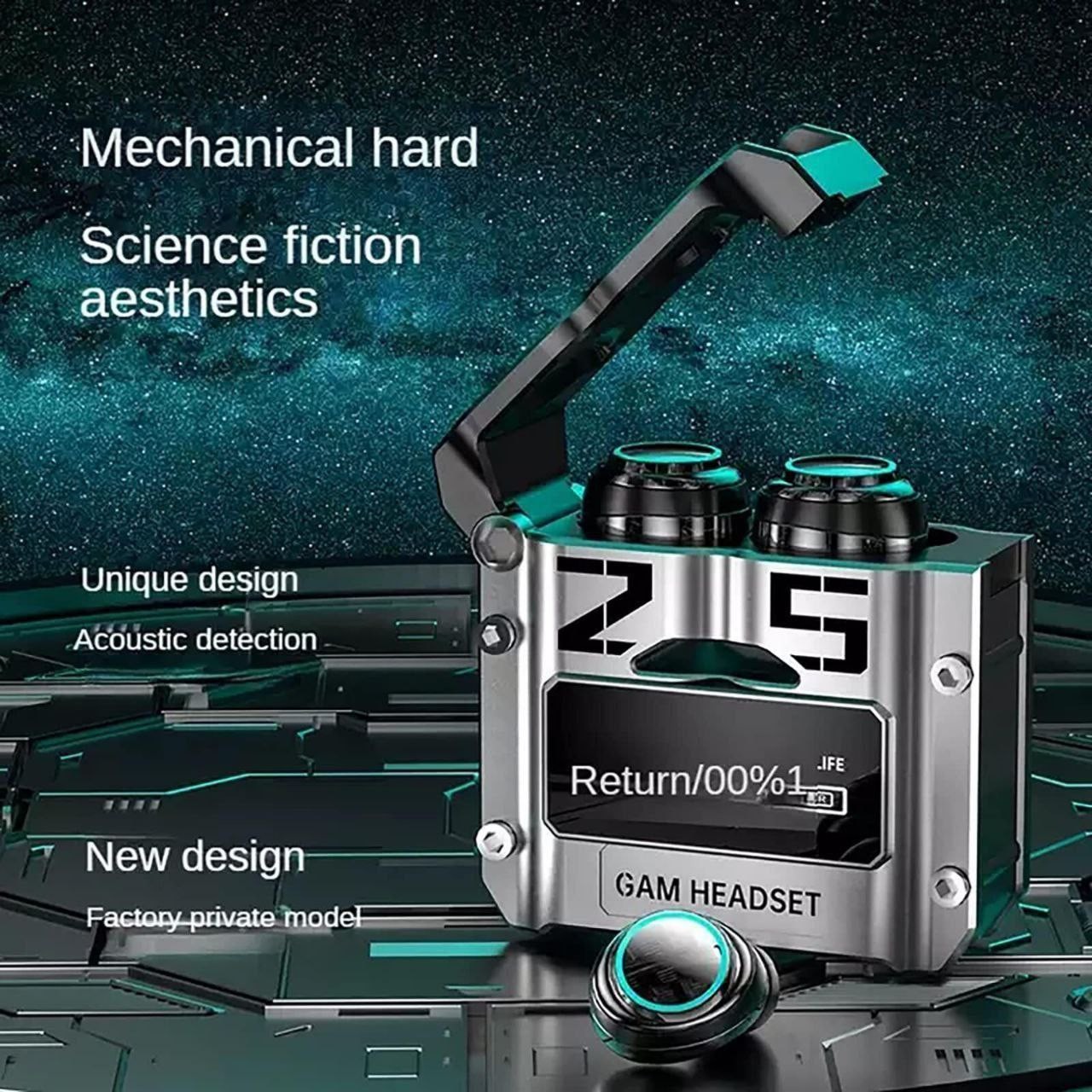 ایرپاد گیمینگ M25 مدل ENC باطری 3500mAh بیس و حجم صدای محشر