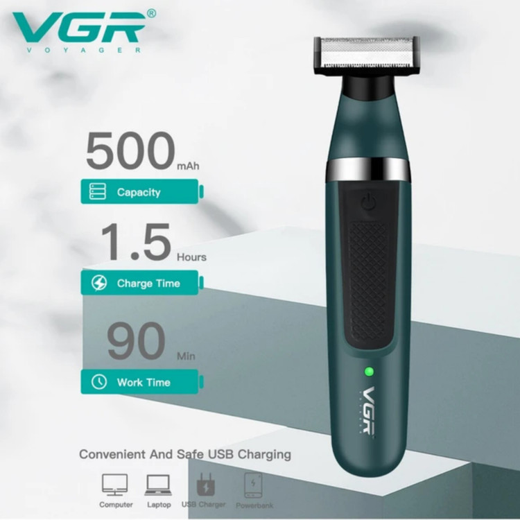 ژیلت برقی ( بادی گروم ) شارژی و برقی مدل VGR393 توجه این مدل اصلی و های پایین تر کاملا فیک می باشد