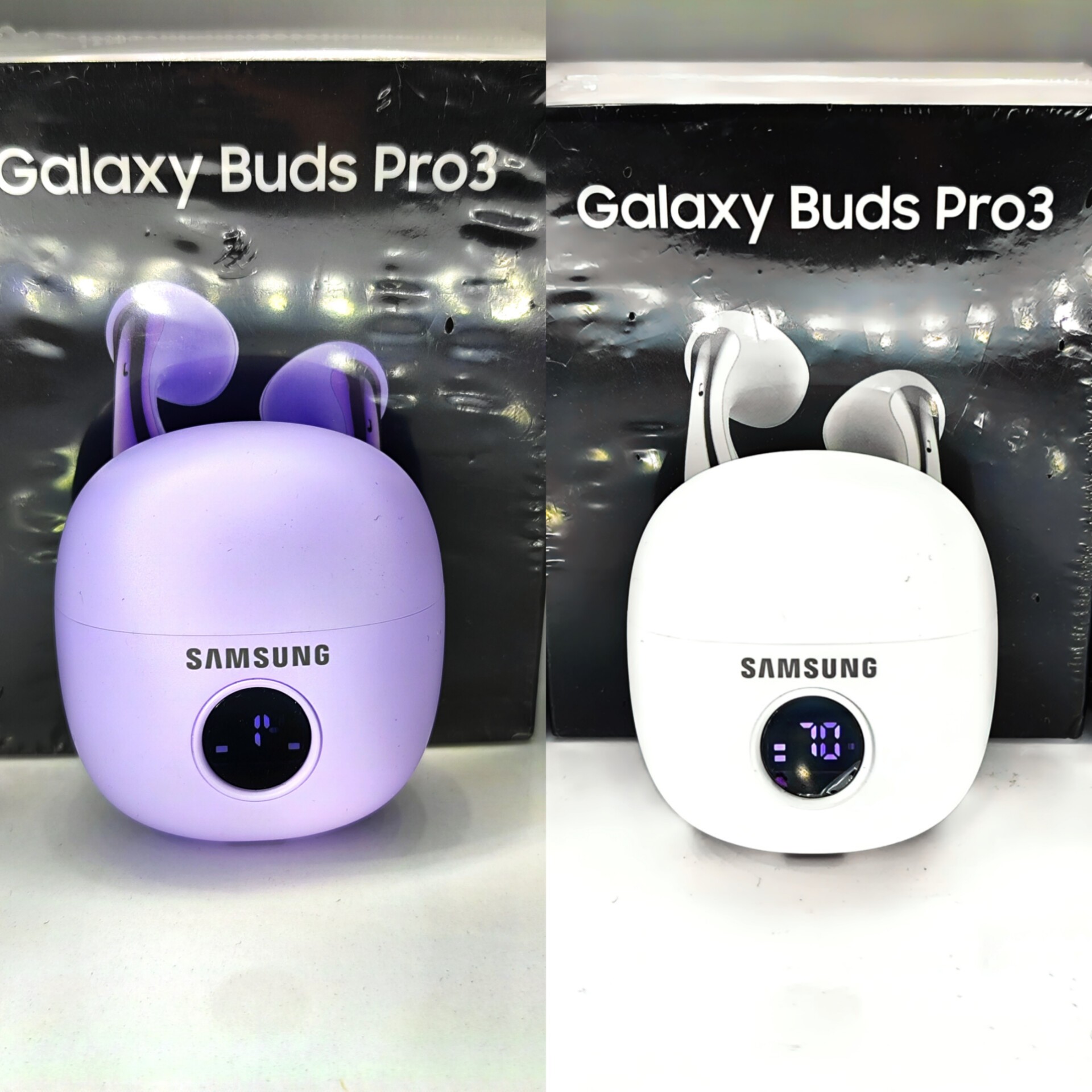 ایرپاد سامسونگ گلکسی بادز Galaxy Buds 3 pro سه رنگ سفید ، مشکی ، بنفش ویژه تخفیف آخر سال