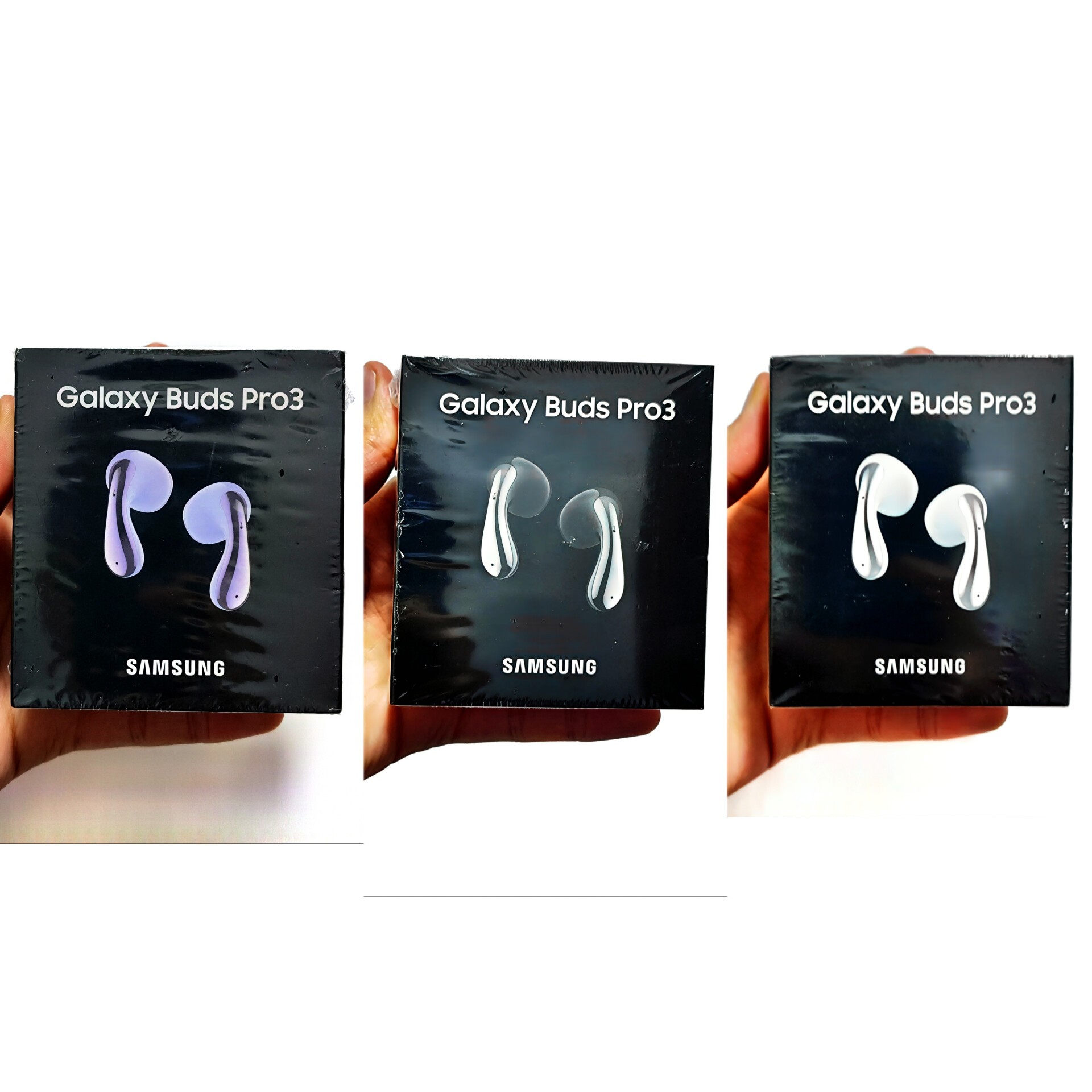 ایرپاد سامسونگ گلکسی بادز Galaxy Buds 3 pro سه رنگ سفید ، مشکی ، بنفش ویژه تخفیف آخر سال