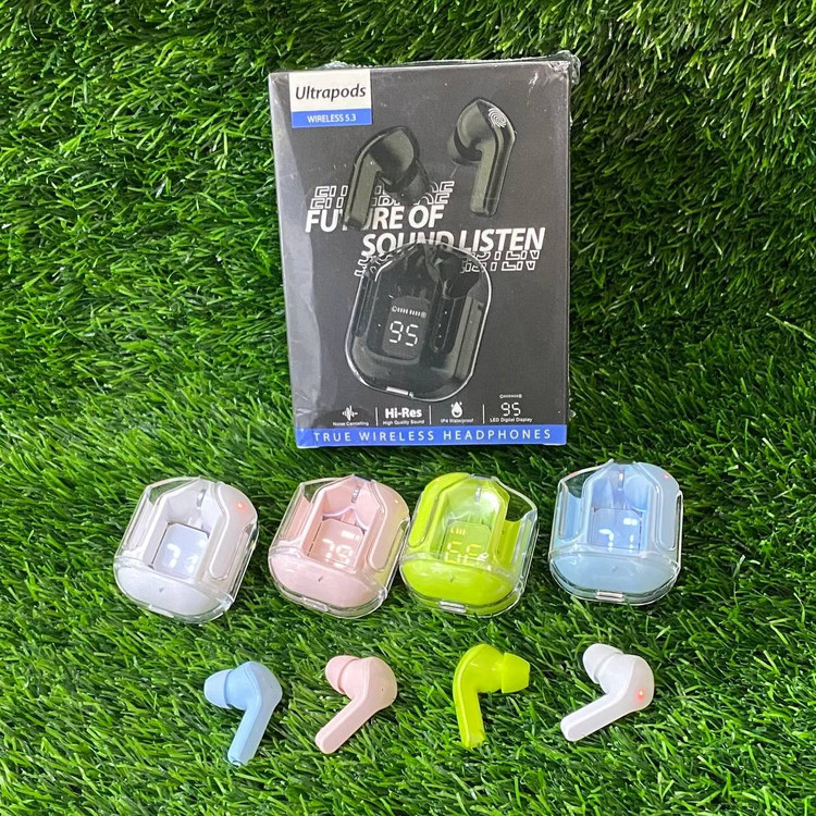 ایرپاد گیمینگ شفاف ULtrapods مدل 5.3 دارای رنگ بندی نگه داری شارژ زیاد