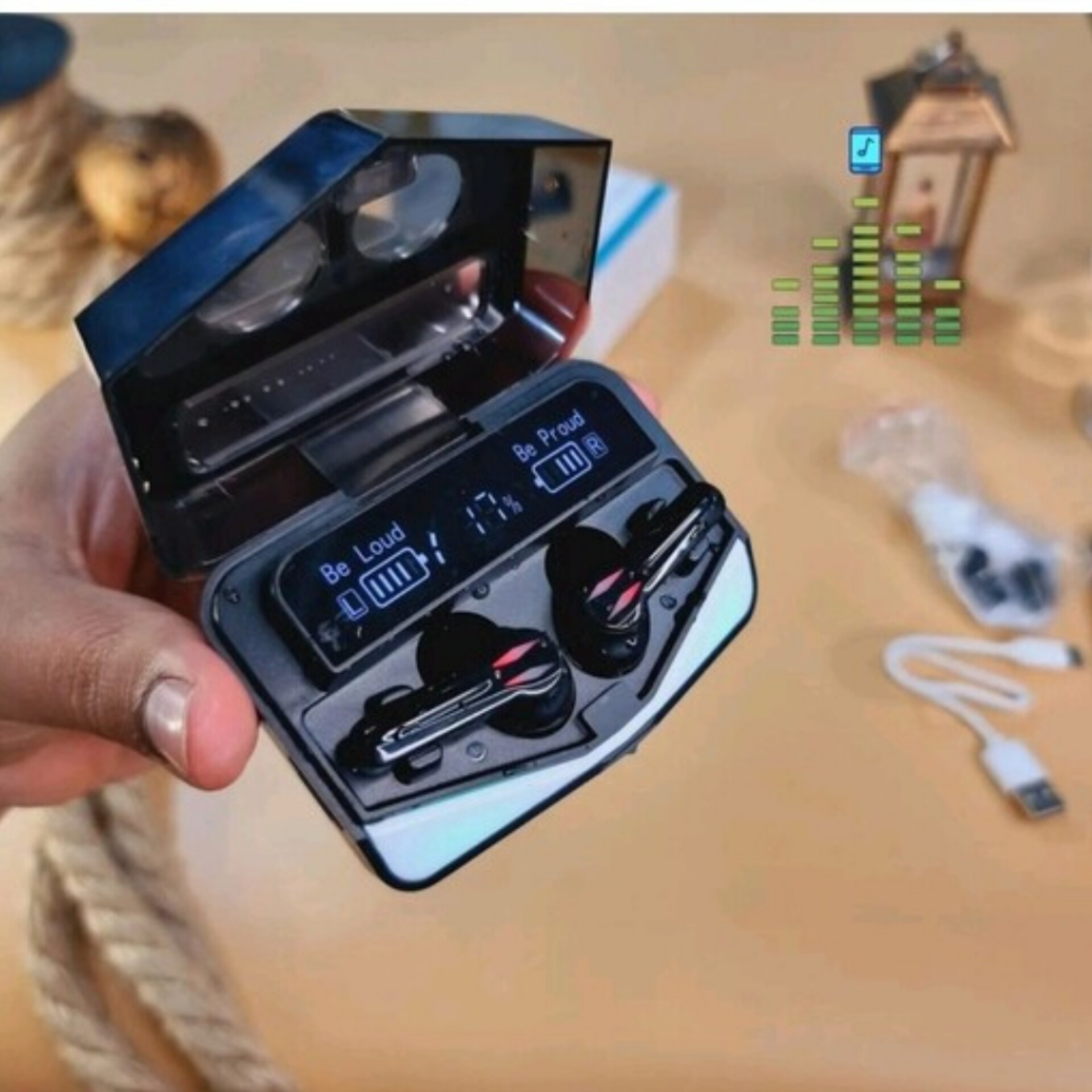 ایرپاد ضد اب بلوتوثی گیمینگ newvest m28فوق العاده عالی(مشکی)