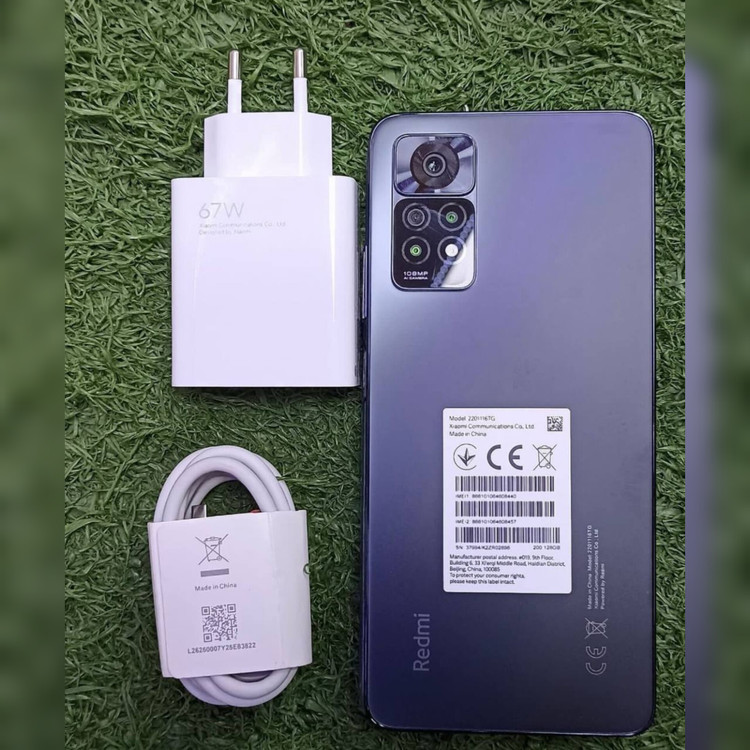 شارژر 2 تیکه مدل MI کله شارژر 67W کابل Type c