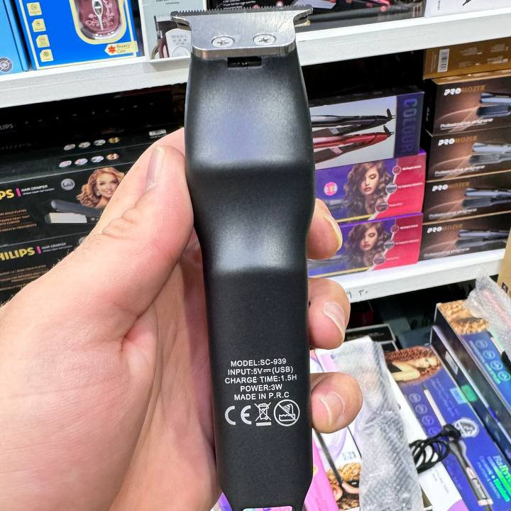 ریش تراش یا خط زن سیلور کرست مدل SC-939 برند المان باتری لیتیومی و فست شارژ فروش ویژه به عمده