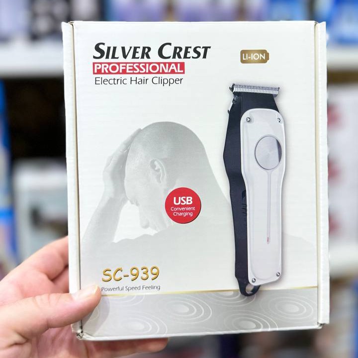 ریش تراش یا خط زن سیلور کرست مدل SC-939 برند المان باتری لیتیومی و فست شارژ فروش ویژه به عمده
