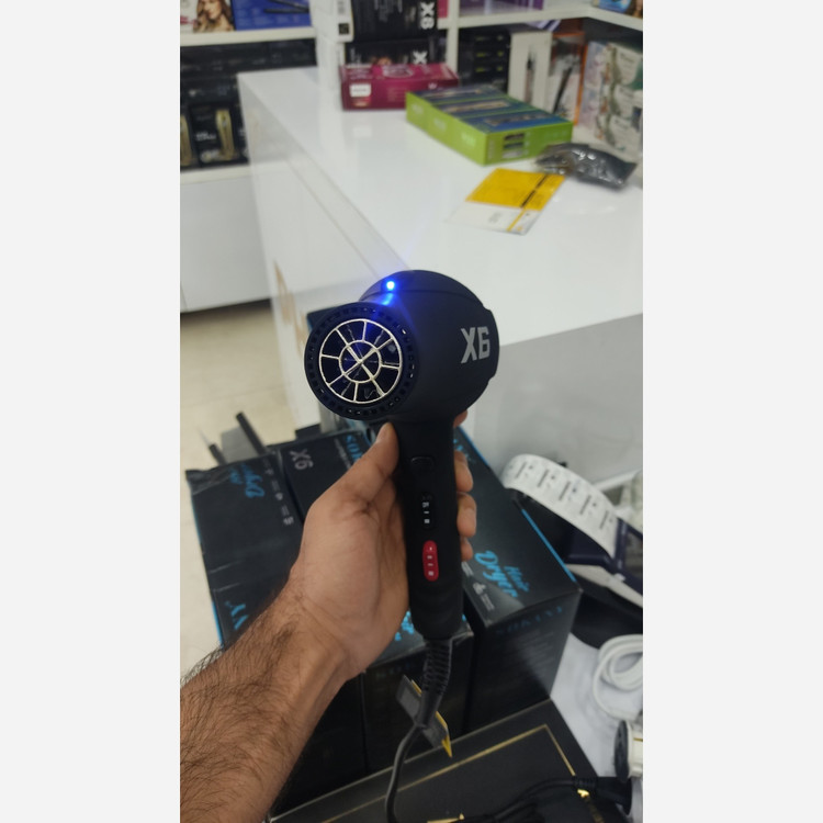 سشوار انزو X6مخملی ضدخش لیزری نشکن و موتور سنگین کاملا اصل و اورجینال 9997