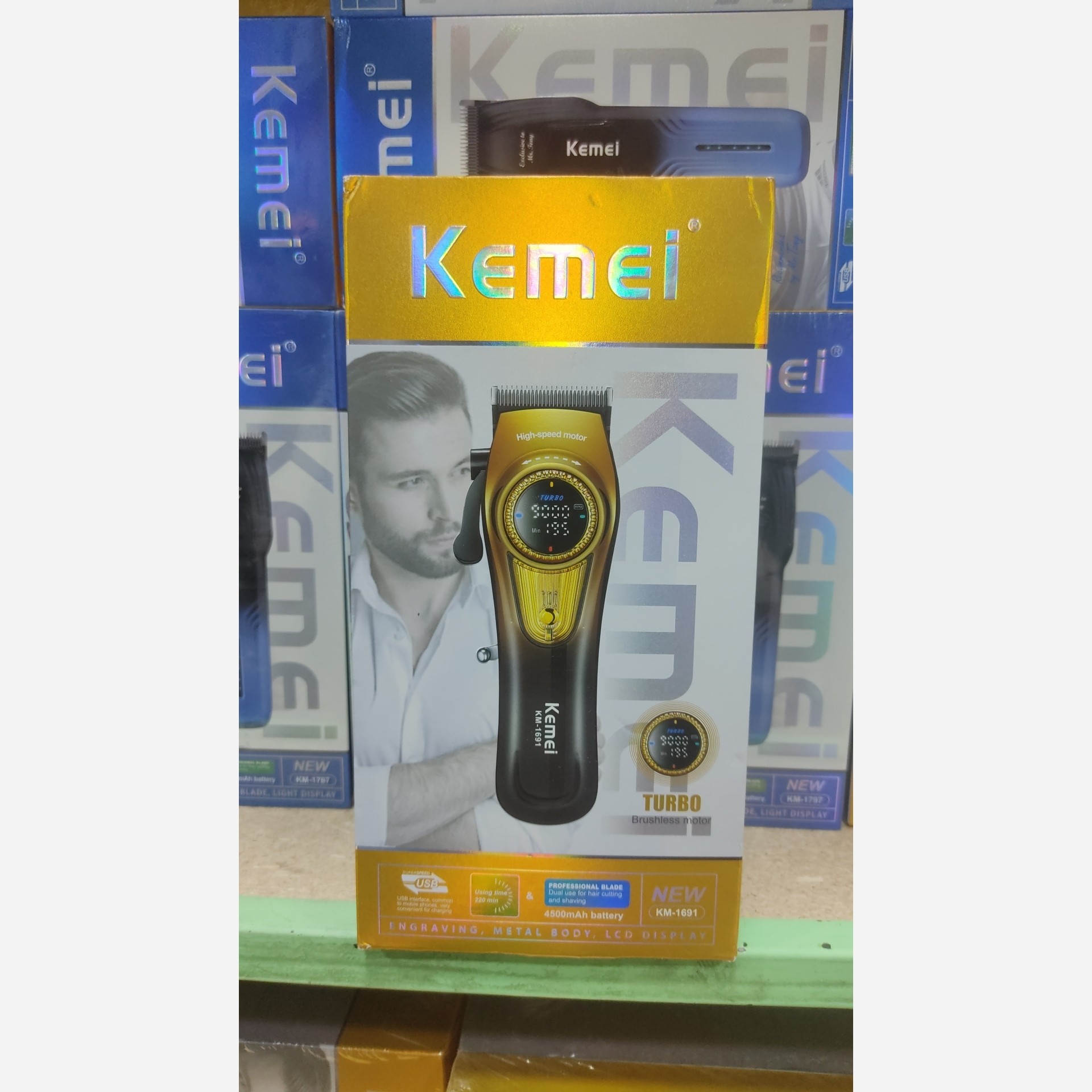 ماشین اصلاح سر و صورت کیمی فوق العاده و حرفه ای اصلی و اورجینال 1691