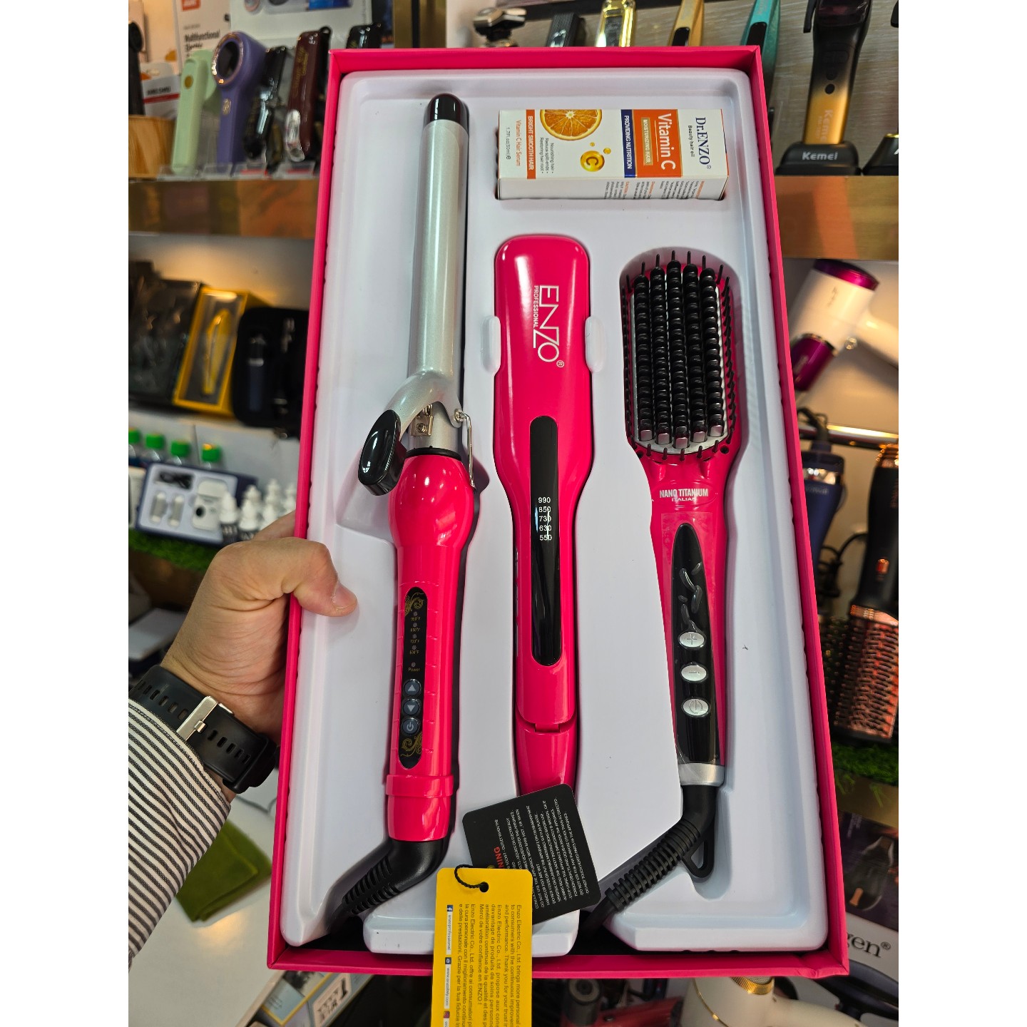 پک حالت دهنده مو انزو پروفیشنل مدل EN-3955