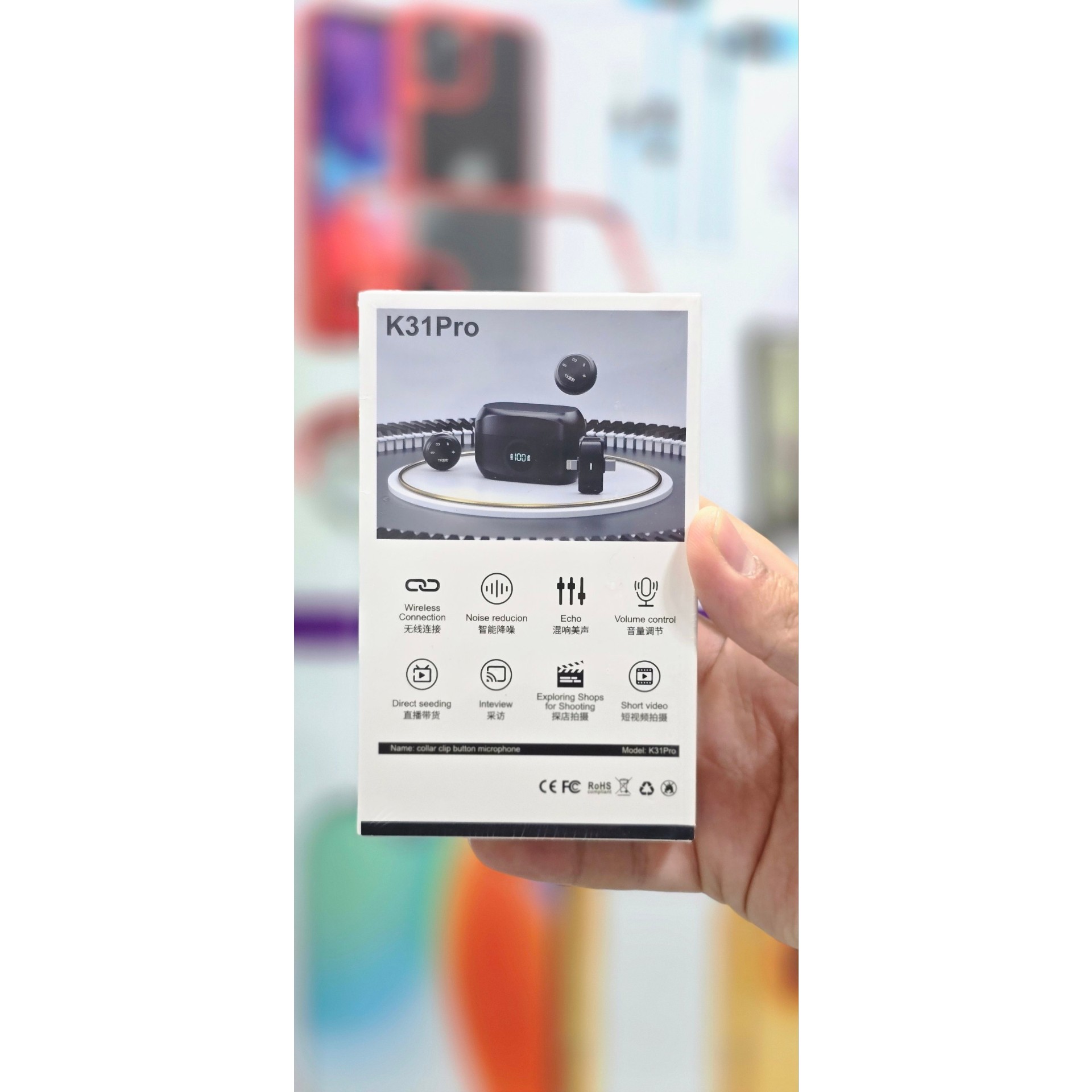 میکروفون یقه ای K31 PRO