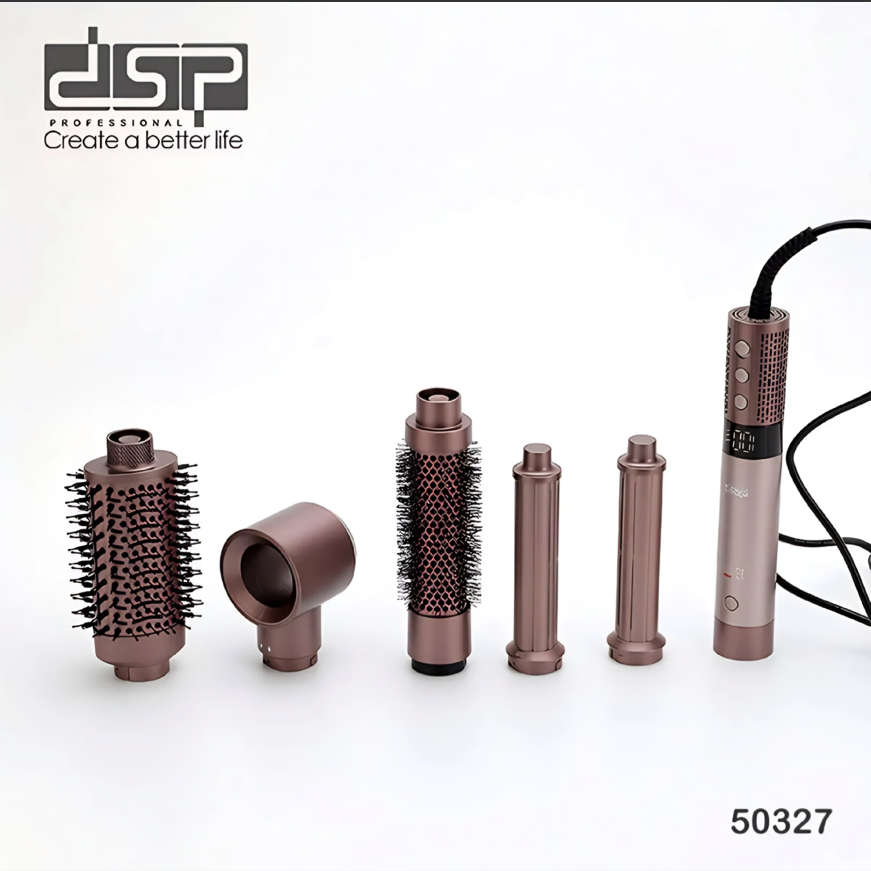 سشوار برس دار و حالت دهنده مو دی اس پی DSP-50327