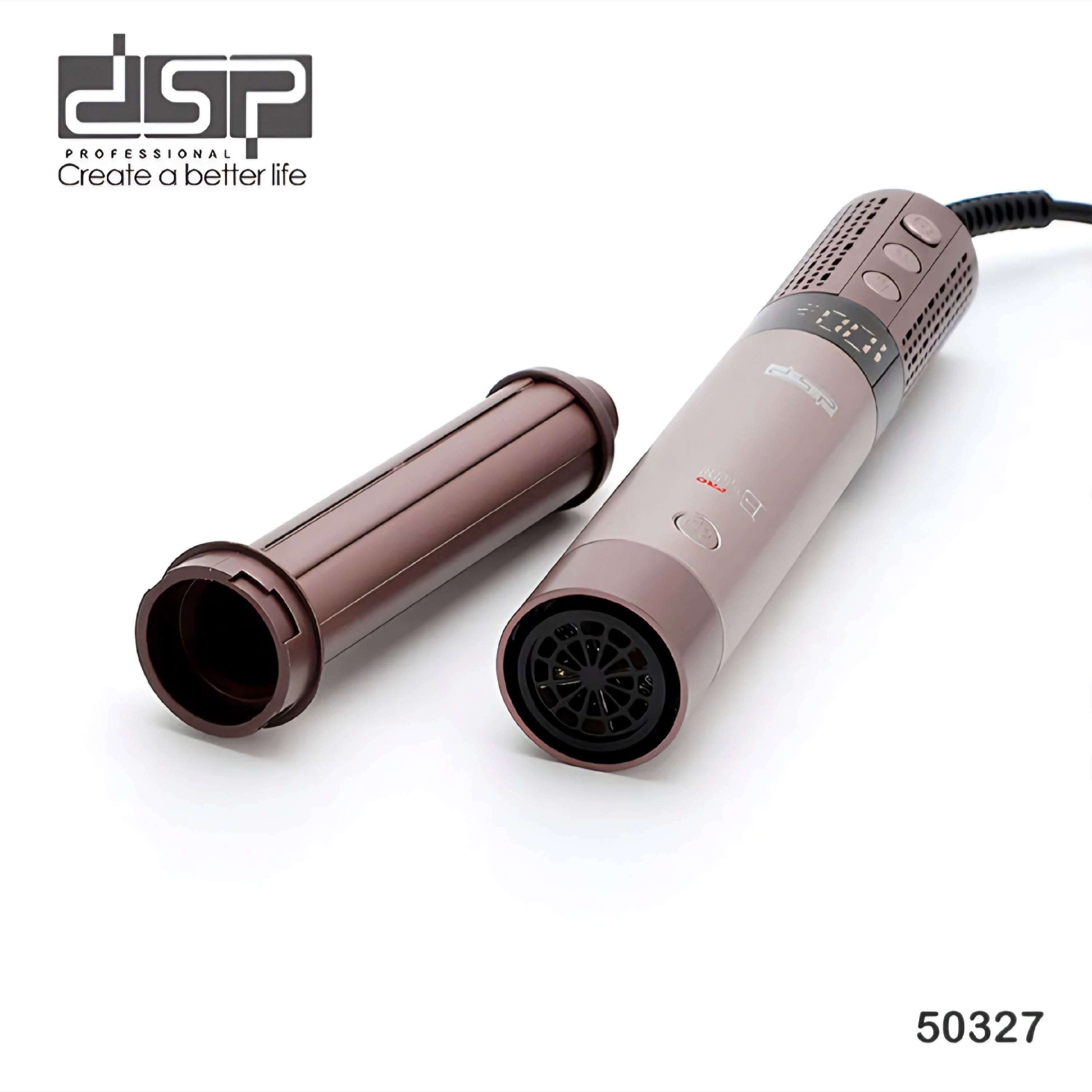 سشوار برس دار و حالت دهنده مو دی اس پی DSP-50327