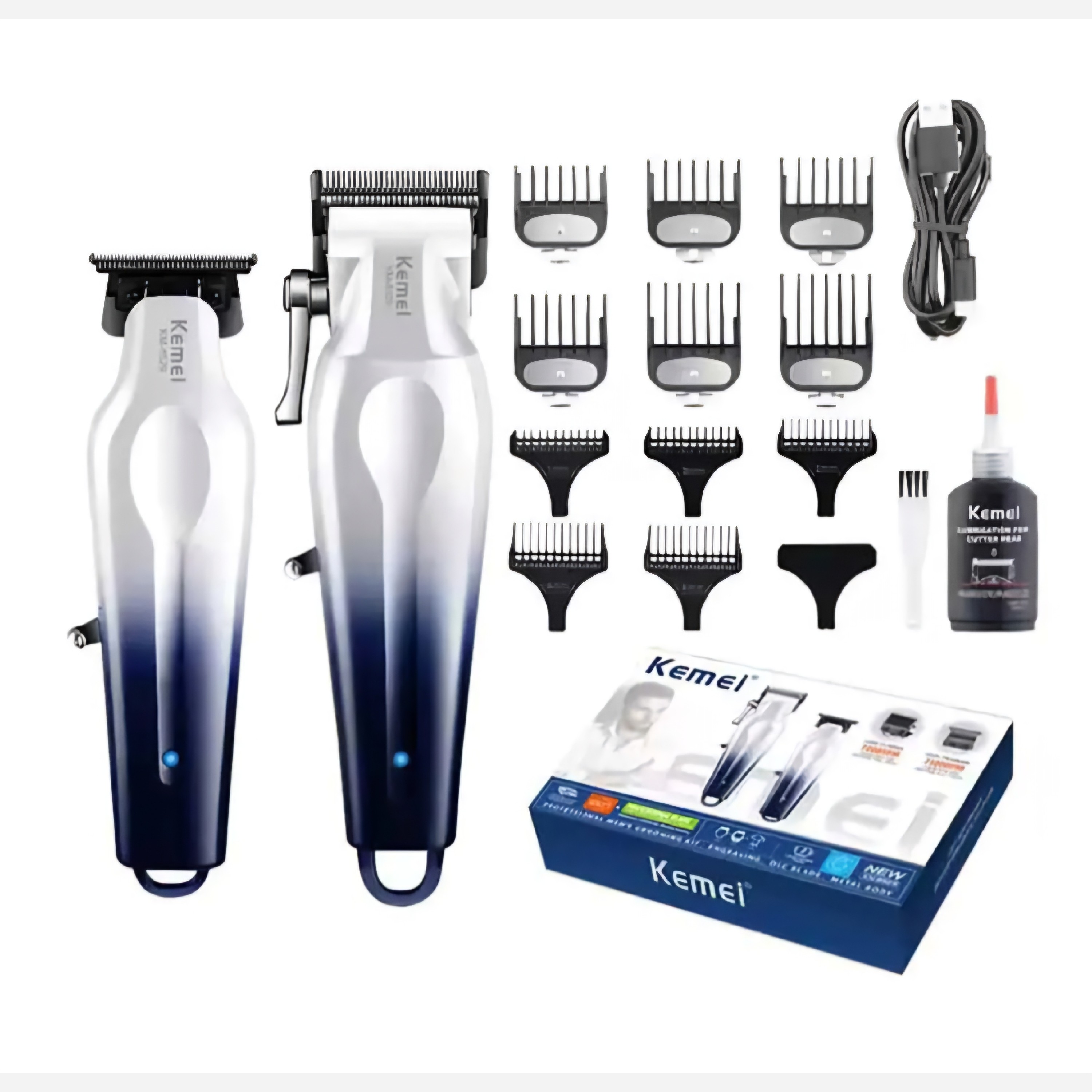 ست ماشین اصلاح و خط زن کیمیKM-8529