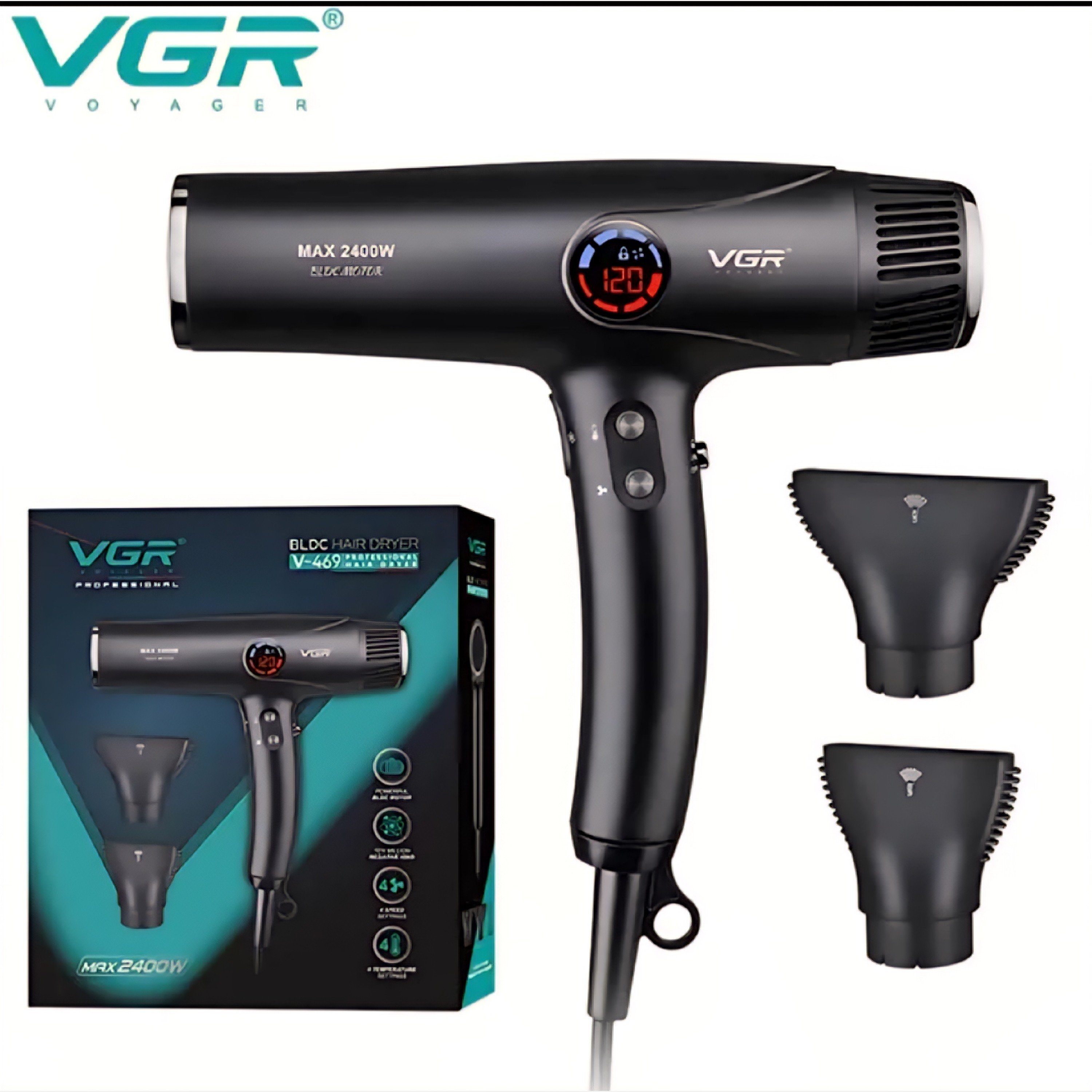 سشوار حرفه ای وی جی آرV-469
