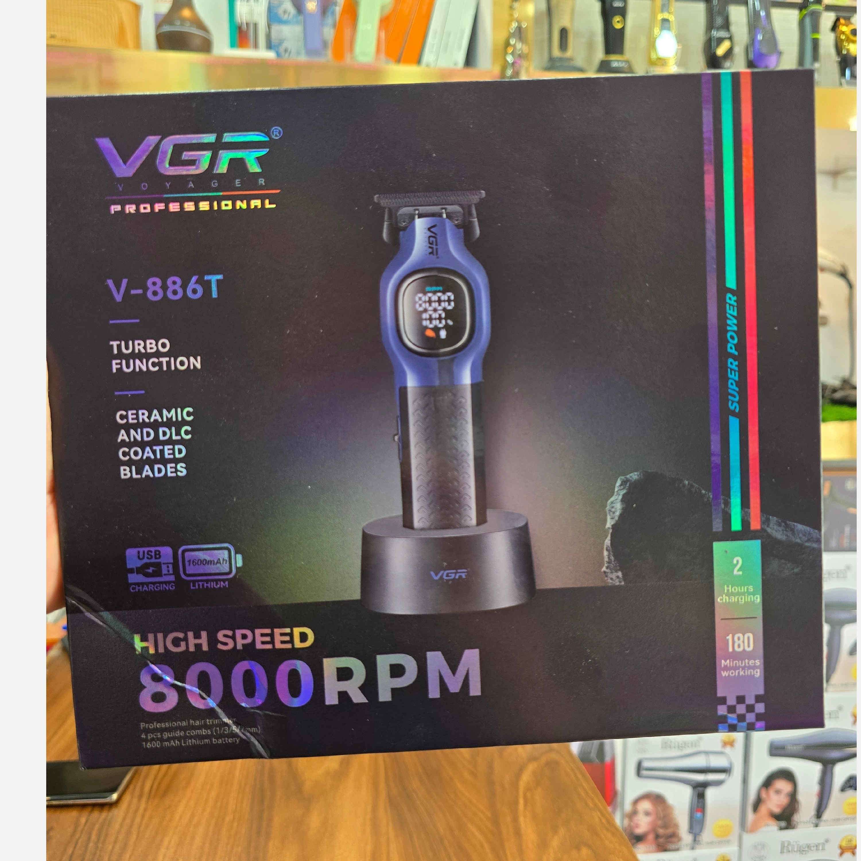 خط زن و صفر زن وی جی آر V-886T