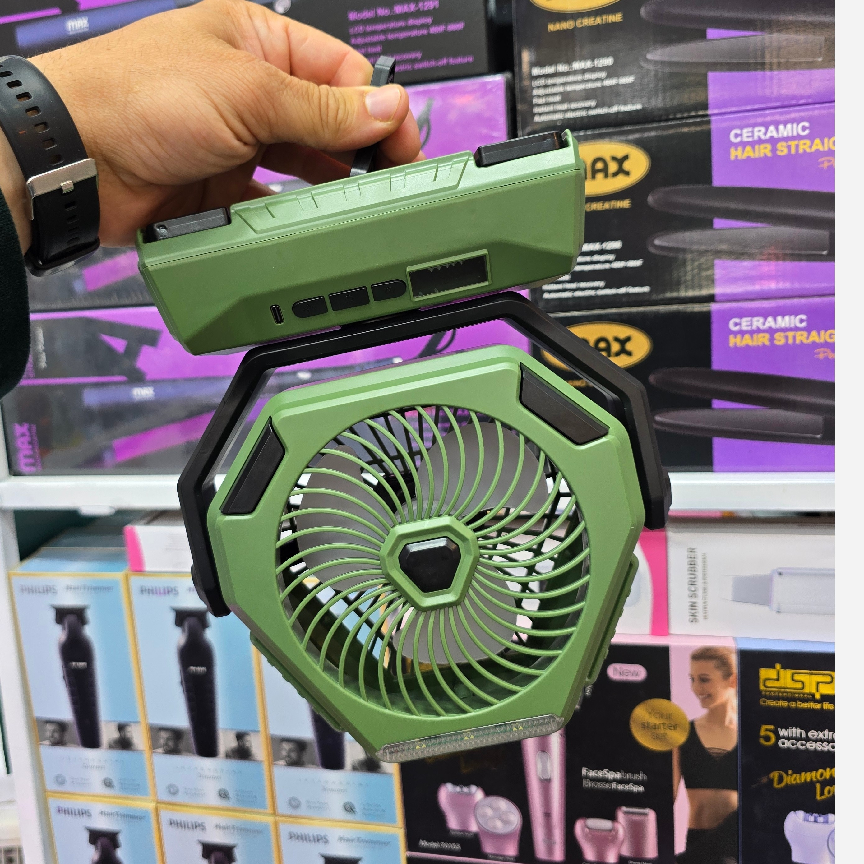 پنکه رومیزی مدل Outdoor Fan LED