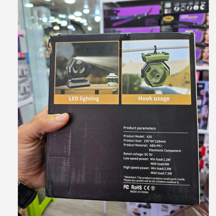 پنکه رومیزی مدل Outdoor Fan LED
