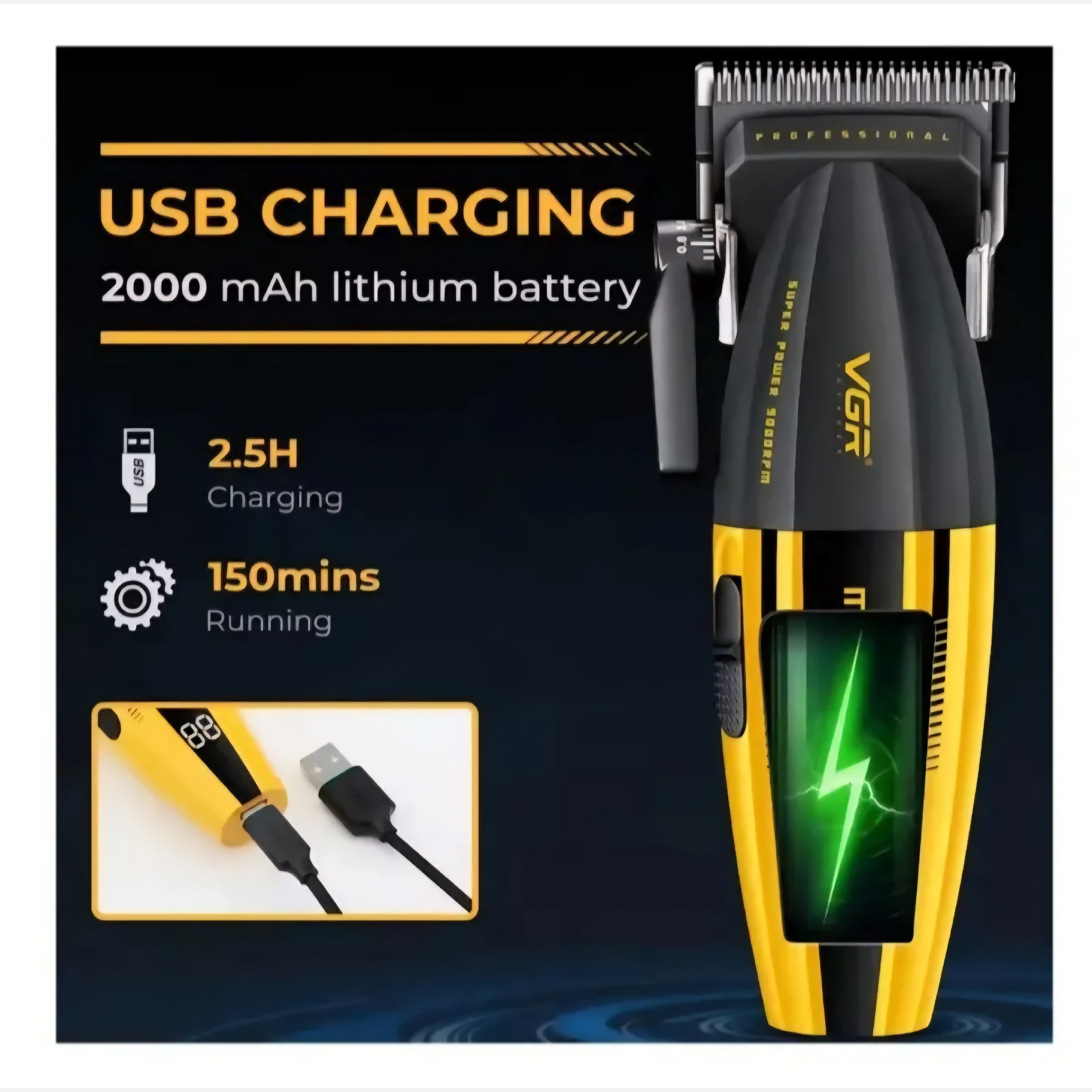 ماشین اصلاح سر و صورت وی جی آرV-285