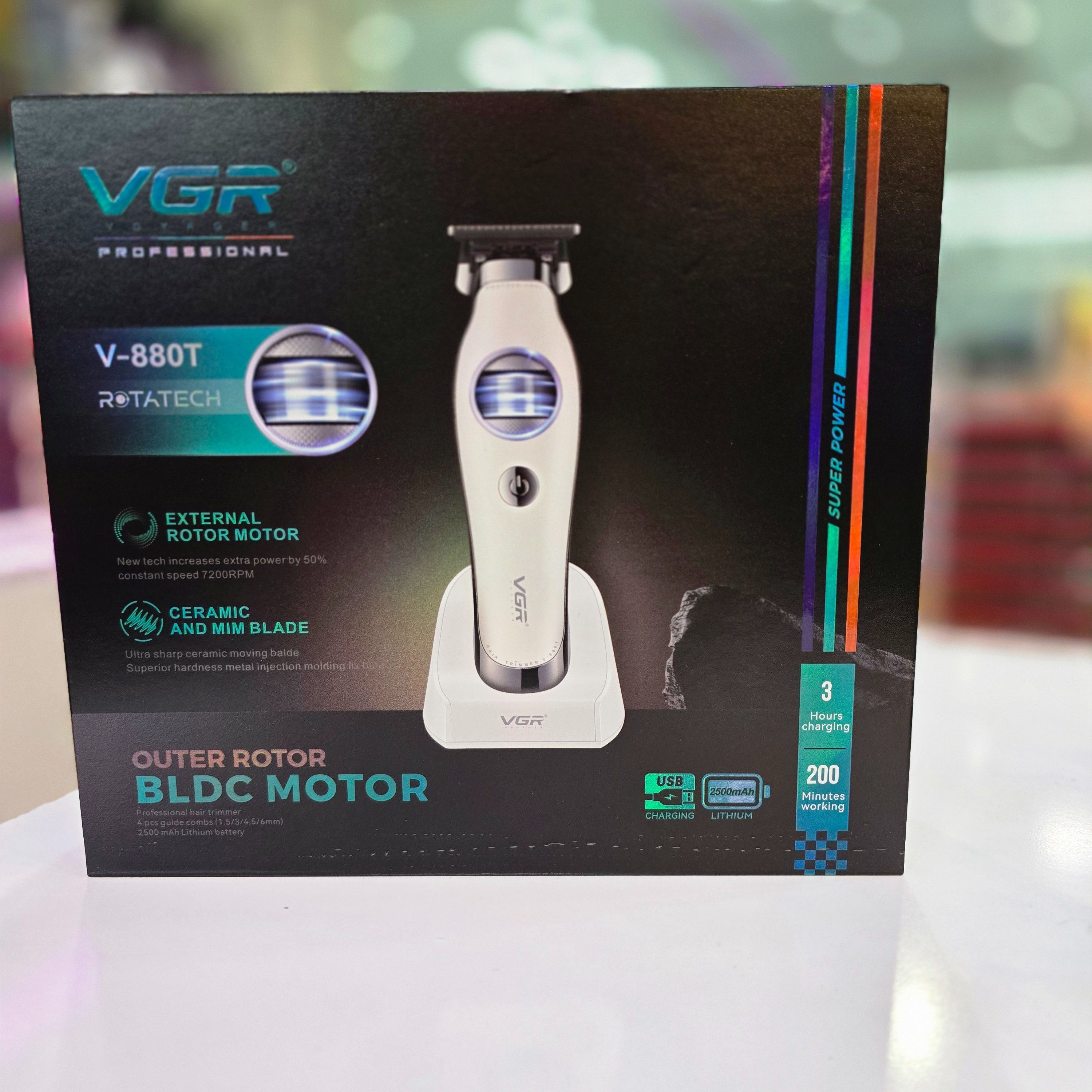 خط زن صفر زن وی جی آر حرفه ای V-880T