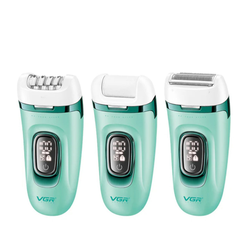اپیلاتور وی جی ار مدل V-762 3in1 مجموعه 3 عددی