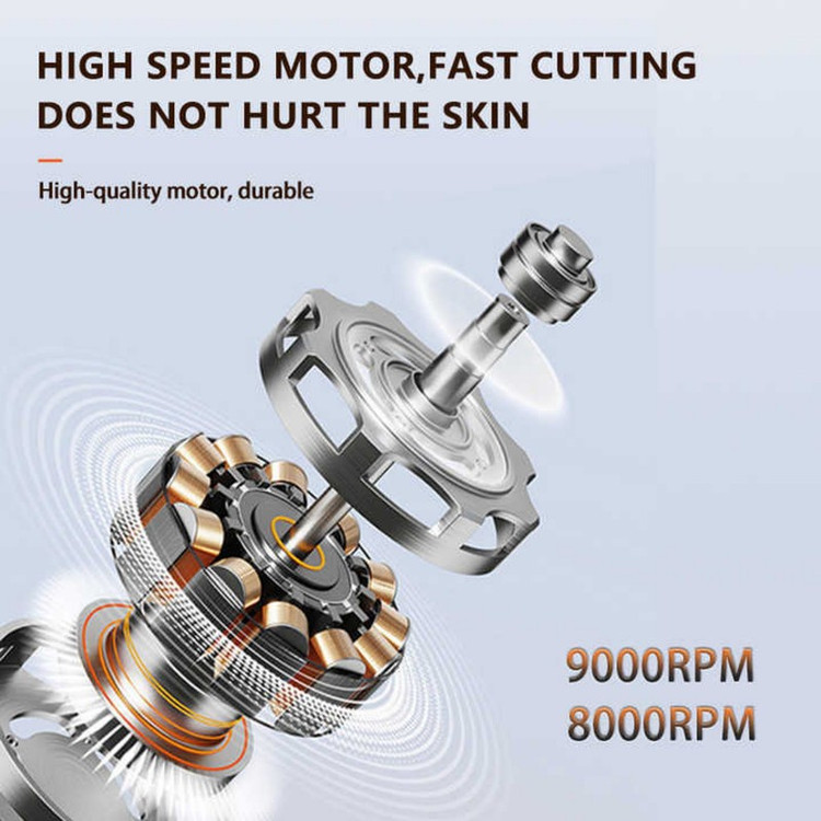ماشین اصلاح موی سر و صورت شارژی کیمی مدل KM-8552 amp KM-8553 مجموعه 2 عددی