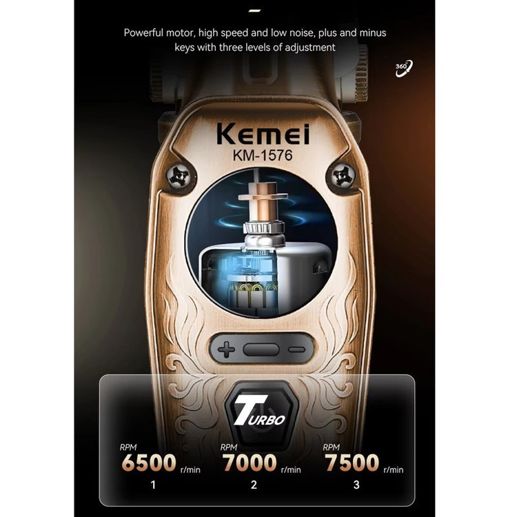 ماشین اصلاح موی سر و صورت شارژی کیمی مدل km-1576