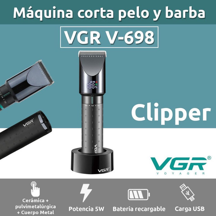 ماشین اصلاح موی سر و صورت وی جی ار مدل V-698