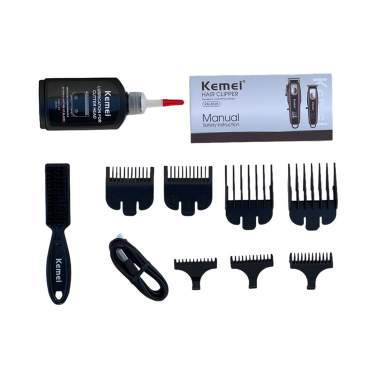 ماشین اصلاح موی سر و صورت کیمی شارژی مدل KM-8526 بسته 2 عددی
