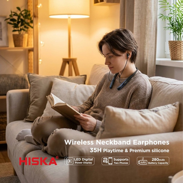 هدفون بلوتوثی گردنی هیسکا مدل FX-603