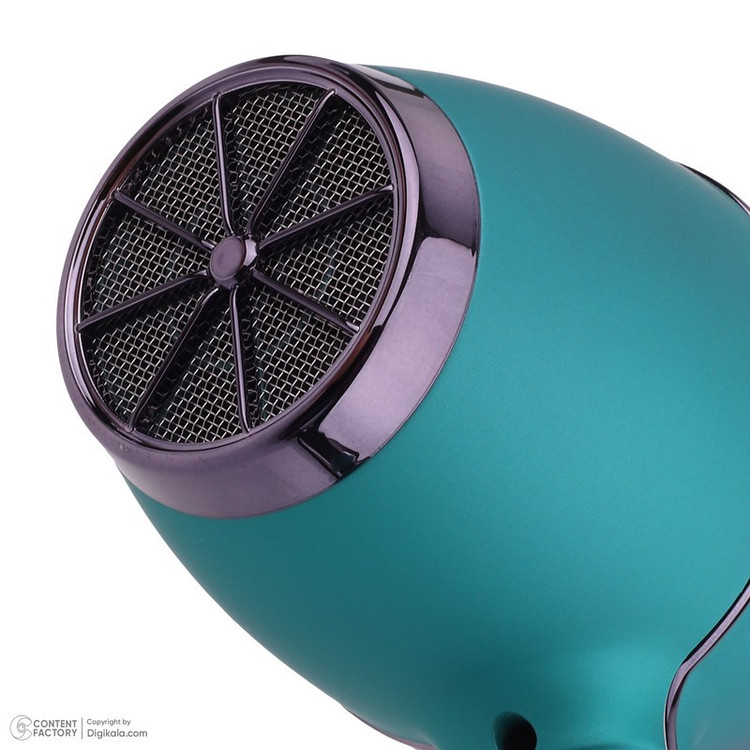 سشوار حرفه ای هیسکا مدل H5252 با موتور AC پرقدرت 2100 وات، تنظیم دما و سرعت در سه حالت، تکنولوژی آیونیک، دکمه باد سرد...