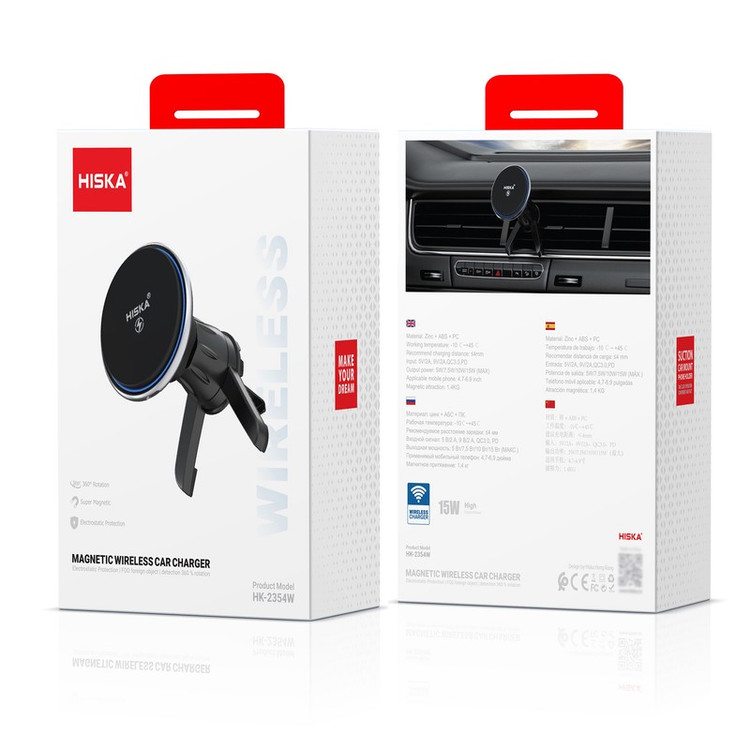 پایه نگهدارنده و شارژ وایرلس گوشی موبایل هیسکا مدل HK-2354W