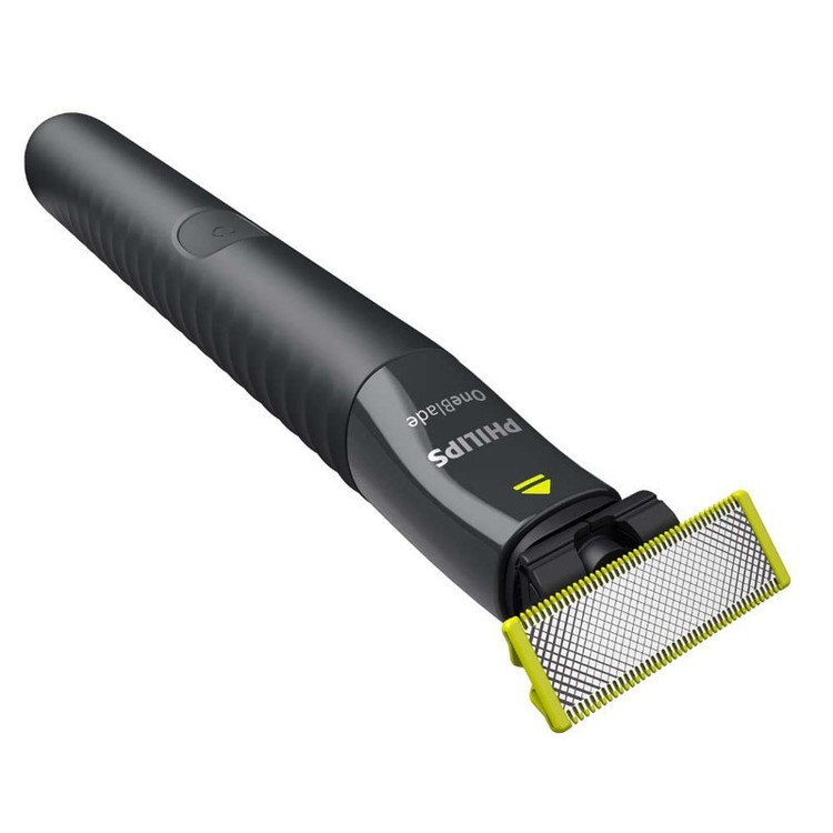 ماشین اصلاح موی صورت فیلیپس مدل QP1424.10 شارژی با تکنولوژی OneBlade، ضدآب، قابل استفاده خشک و مرطوب، تیغه استیل ضد ز...