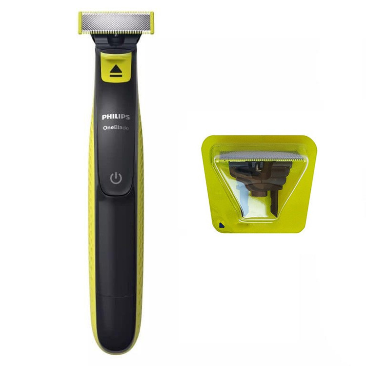 ماشین اصلاح موی صورت و بدن فیلیپس مدل OneBlade QP2724 با تیغه کربن استیل، قابلیت استفاده خشک و مرطوب، شارژ با کابل US...