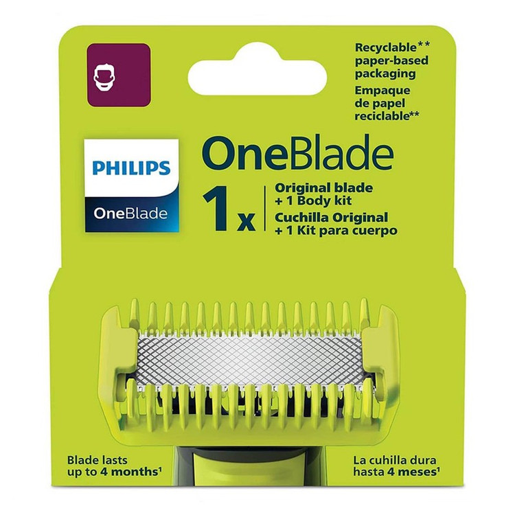 سری یدک ماشین اصلاح صورت فیلیپس مدل QP610 51 با تیغه استیل پیشرفته، مناسب اصلاح تریم، استفاده خشک و مرطوب، باتری قابل...