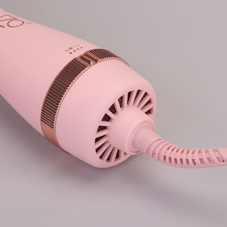 سشوار برس دار حالت دهنده انزو پروفیشینال مدل EN-6209 با توان 1500 وات، موتور DC سوپر سایلنت، برس گرد سرامیکی، تنظیم د...