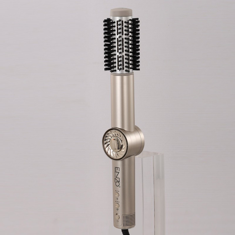 سشوار حرفه ای برس دار انزو پروفیشینال مدل EN-6208 با توان 1500 وات، موتور BLDC، تنظیم دما و سرعت سه حالته، 8 سری متنو...
