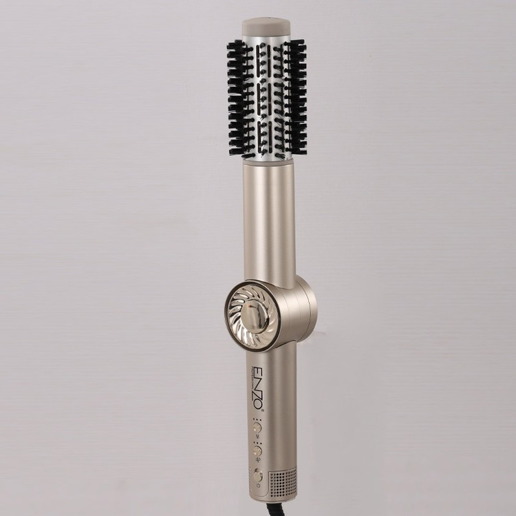 سشوار حرفه ای برس دار انزو پروفیشینال مدل EN-6208 با توان 1500 وات، موتور BLDC، تنظیم دما و سرعت سه حالته، 8 سری متنو...