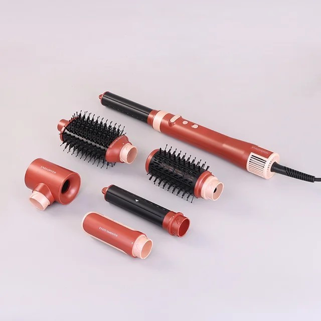 سشوار برس دار حالت دهنده انزو پروفیشینال مدل KERATIN B2 با توان 1500 وات، موتور پرسرعت BLDC، فناوری گرمایش یونی و سرا...