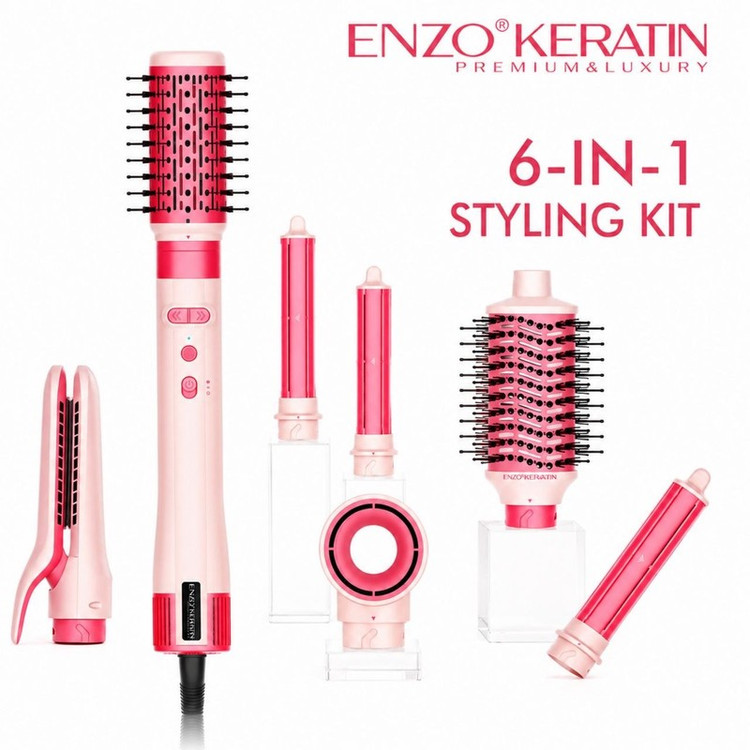 سشوار چرخشی 1500 وات انزو پروفیشینال مدل EN-508 6in1