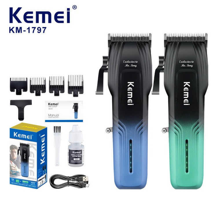 ماشین اصلاح موی سر و صورت شارژی کیمی مدل km-1797